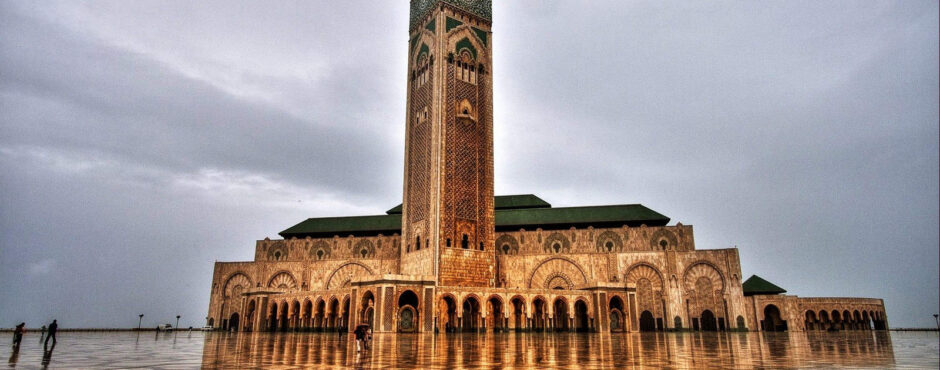 casablanca Morocco Mosque of Hassan II