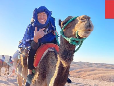 Camel ride Agafay Desert